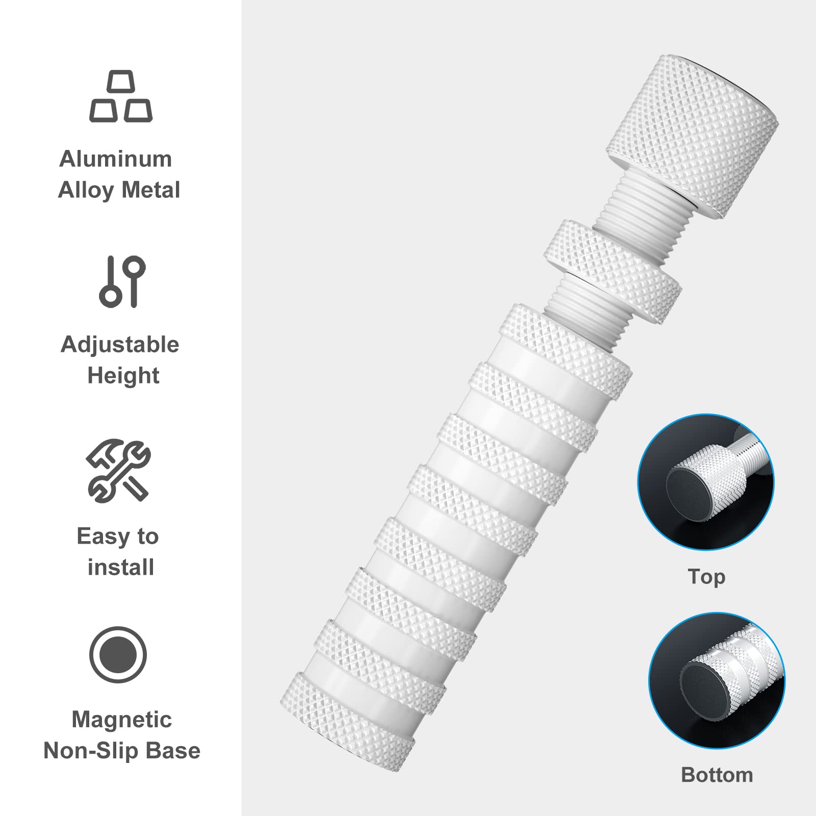 Ausvrkkit Gpu Support Bracket, 2.75 4.52Inch Gpu Sag Bracket With Non Slip Sheet, Gpu Holder For Prevent Graphics Card Sag (Whit