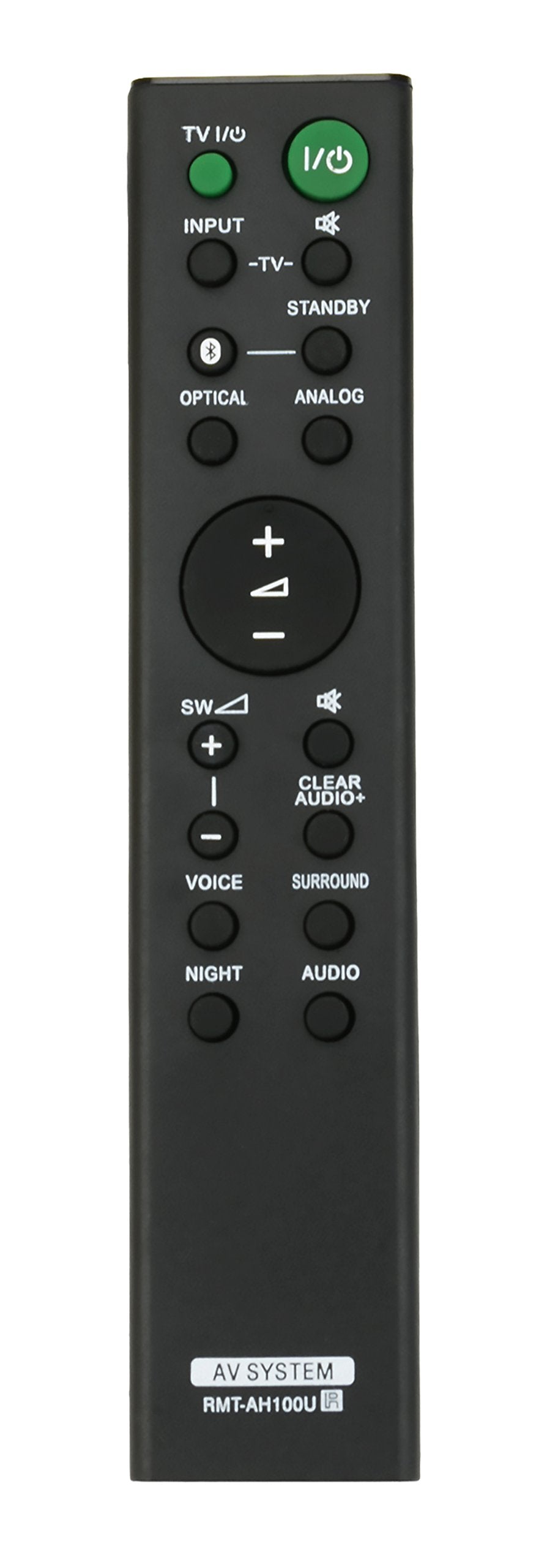 New RMT-AH100U Replace Remote fit for Sony Soundbar HT-CT180 SA-CT180 SA-WCT180 HTCT180 SACT180 SAWCT180 149293011 SS-WCT80 SA-CT80 RMT-AH103U