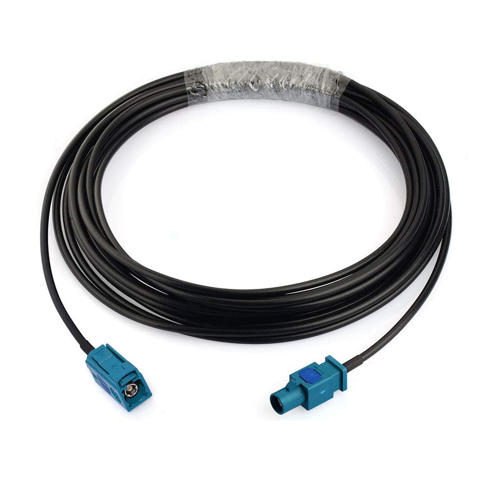 Bingfu Fakra Z Female to Male Vehicle Antenna Extension Cable 5m 16.5 feet for Car Stereo Android Head Unit GPS Navigation FM AM