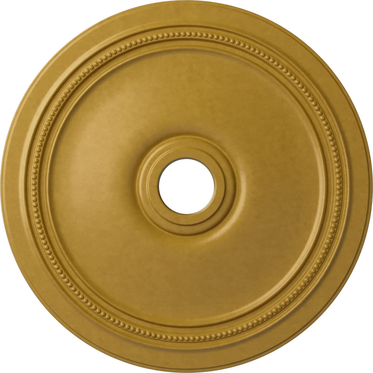 Ekena Millwork CM24DIIGS Diane Ceiling Medallion, 24OD x 3 5/8ID x 1 1/4P (Fits Canopies up to 6 1/4), Hand-Painted Iridescent G