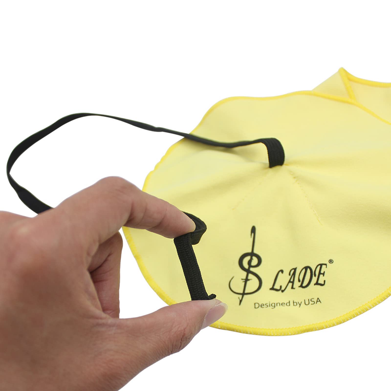 Lerodite Saxophone Cleaning Cloth Cleaning Care Tool For Flute Sax Inside Tube (Yellow)