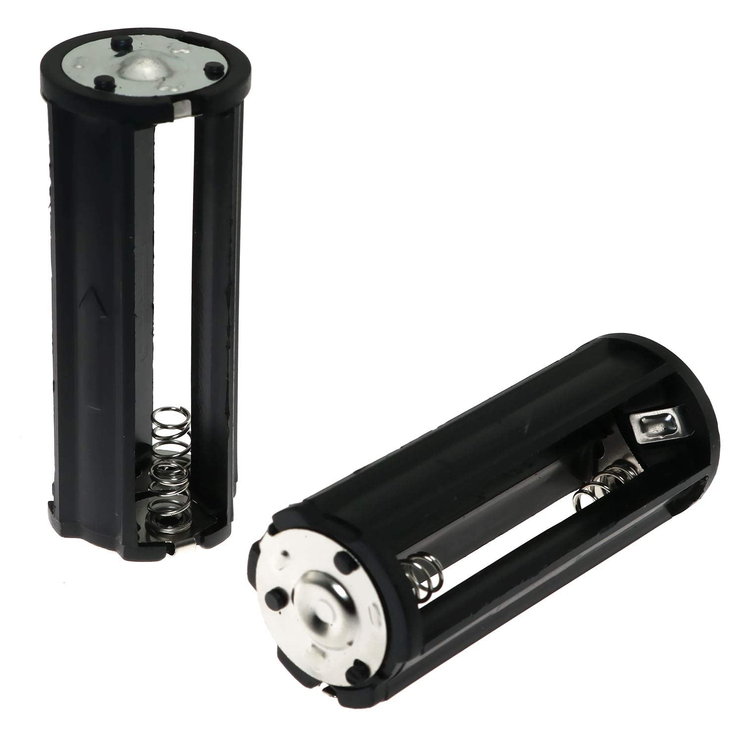 Battery Module Aaa E Outstanding Aaa Battery Holder 2Pcs Black Cylindrical 3X1.5V Aaa Pla ...