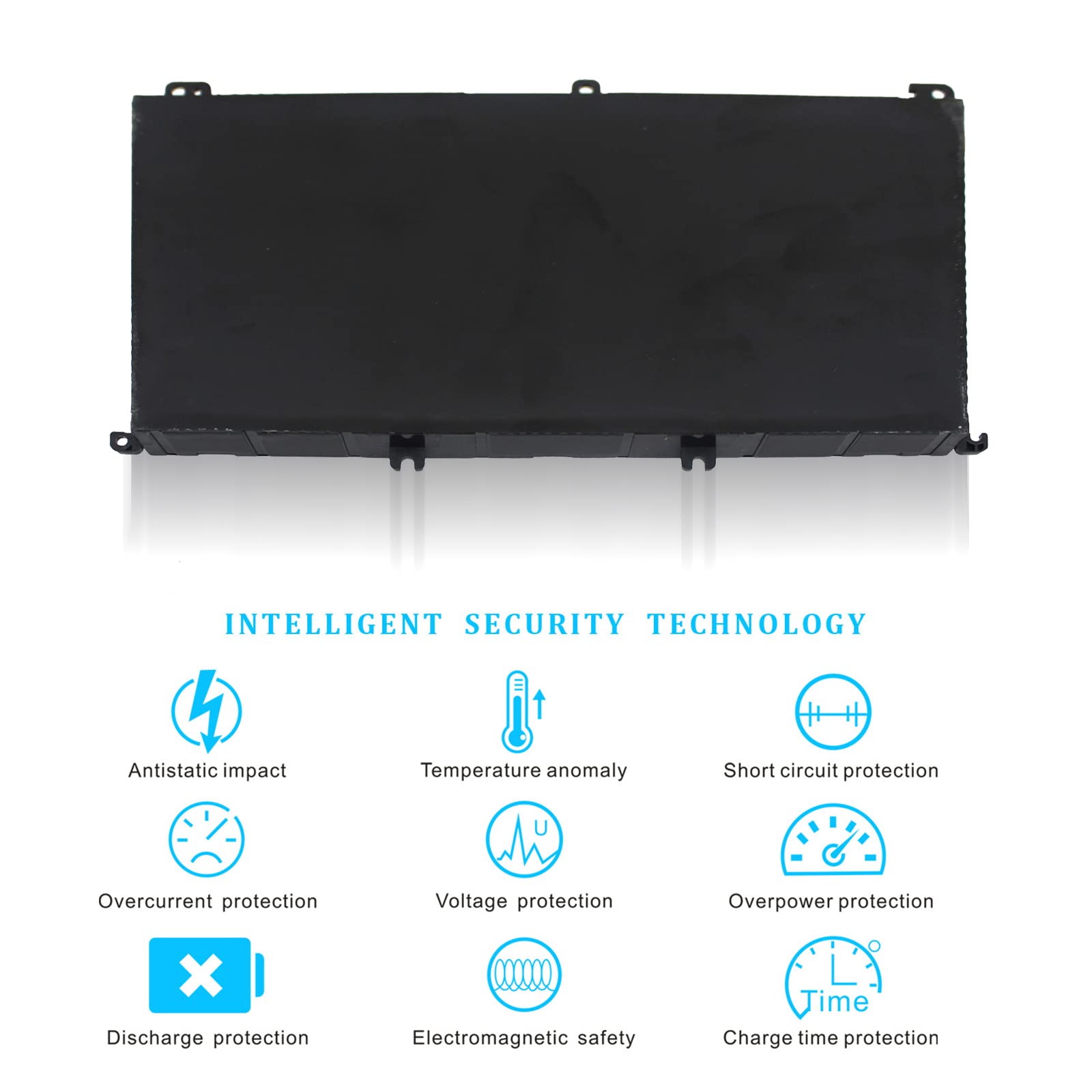 Ttfacyis 74Wh 11.1V Type 357F9 71JF4 Laptop Battery for Dell Inspiron 15 7000 7559 Gaming Series