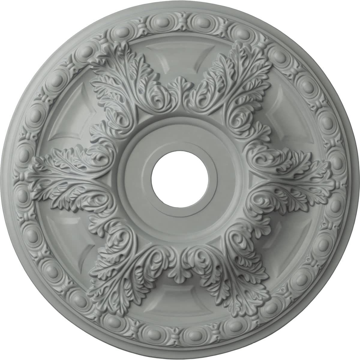Ekena Millwork Cm23Ga Granada Ceiling Medallion, 23 3/8''Od X 3 5/8''Id X 2 1/2''P, Factory Primed
