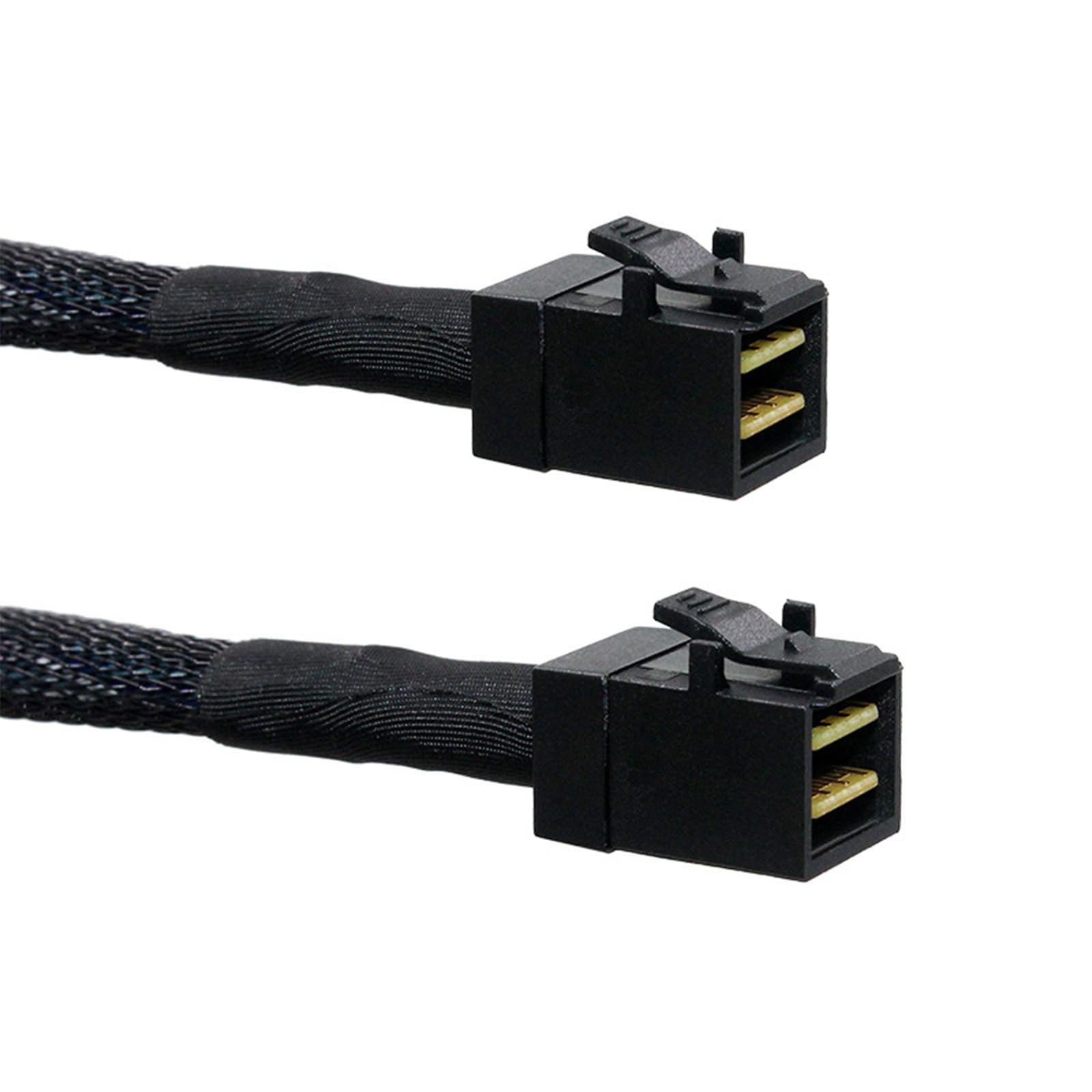Heretom 2Pcs Internal Mini Sas Hd Cable, Sff 8643 To Sff 8643 Cable, 0.5M/1.6Ft