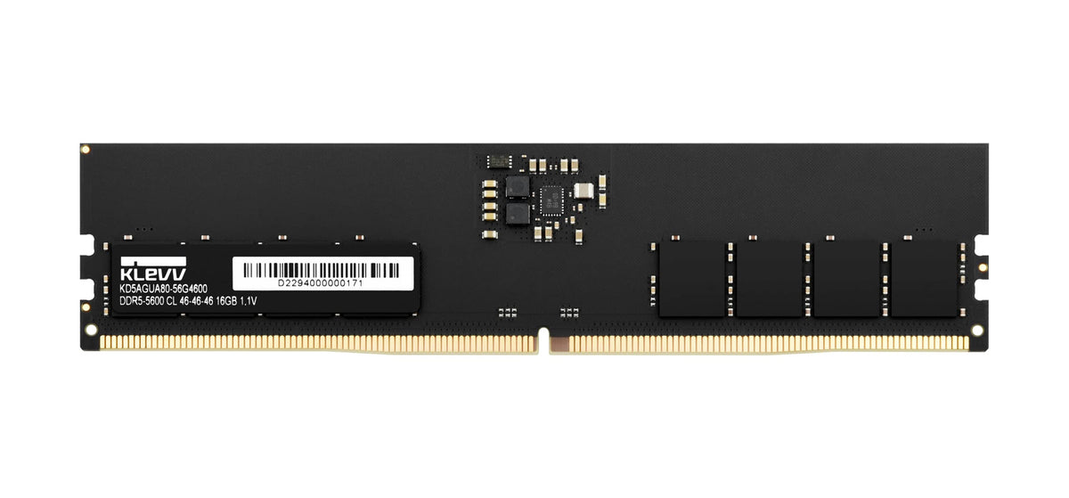 Klevv Ddr5 32Gb (1X32Gb) 5600Mhz Cl46 A Die 1.1V Udimm Desktop Ram Memory Sk Hynix Chip (Kd5Bgua80 56G460A)