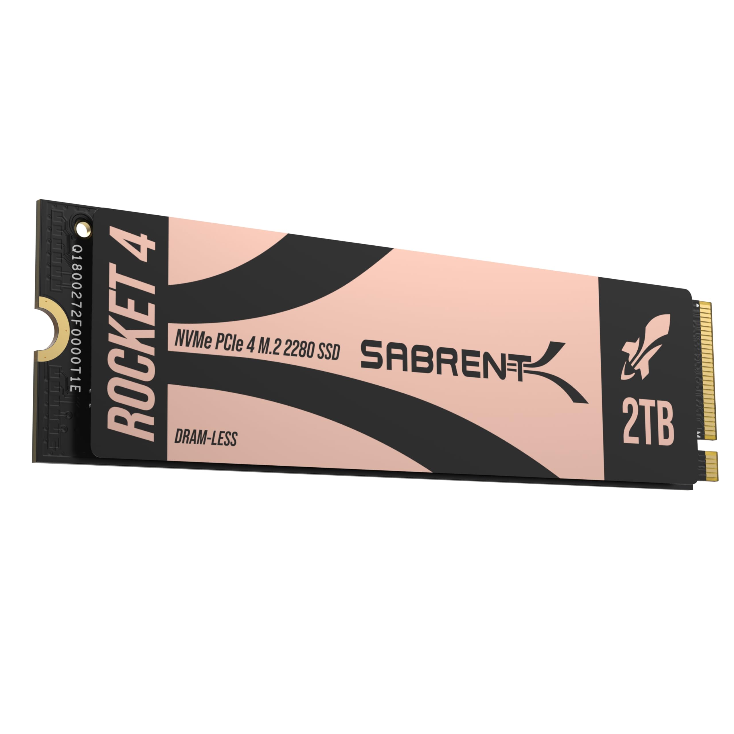 SABRENT Rocket 4 2TB NVMe SSD PCIe Gen4 M.2 2280 Internal Solid State Drive Up to 7450MB/s Read 6400MB/s Write for PS5 Desktop L