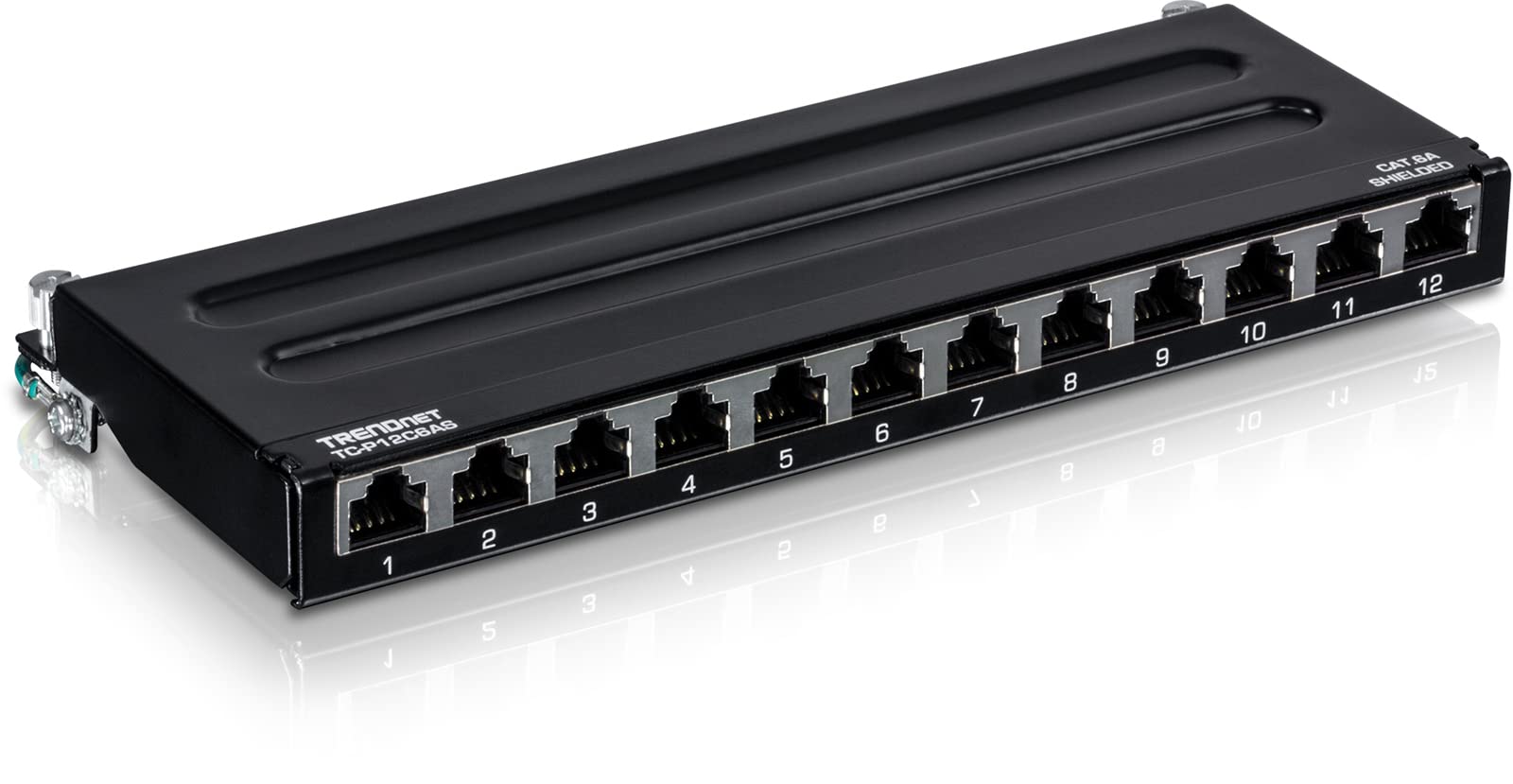 12-Port Cat6A Shielded