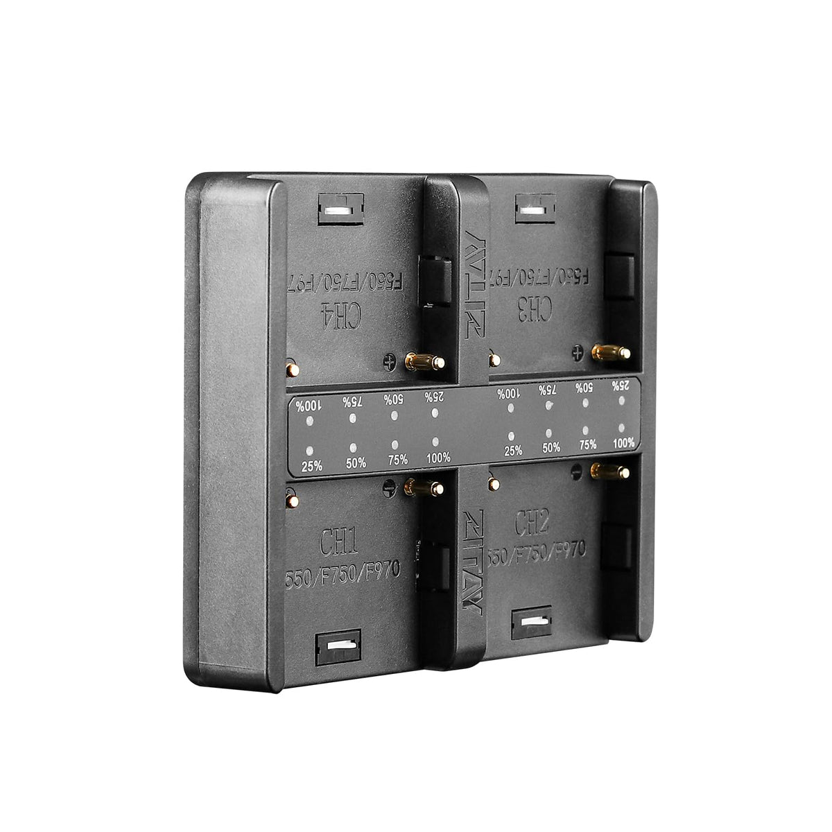 Zitay 4 Channel Usb C Fast Charging Station For Sony Np F550, Np F750, Np F770, Np F970 Batteries