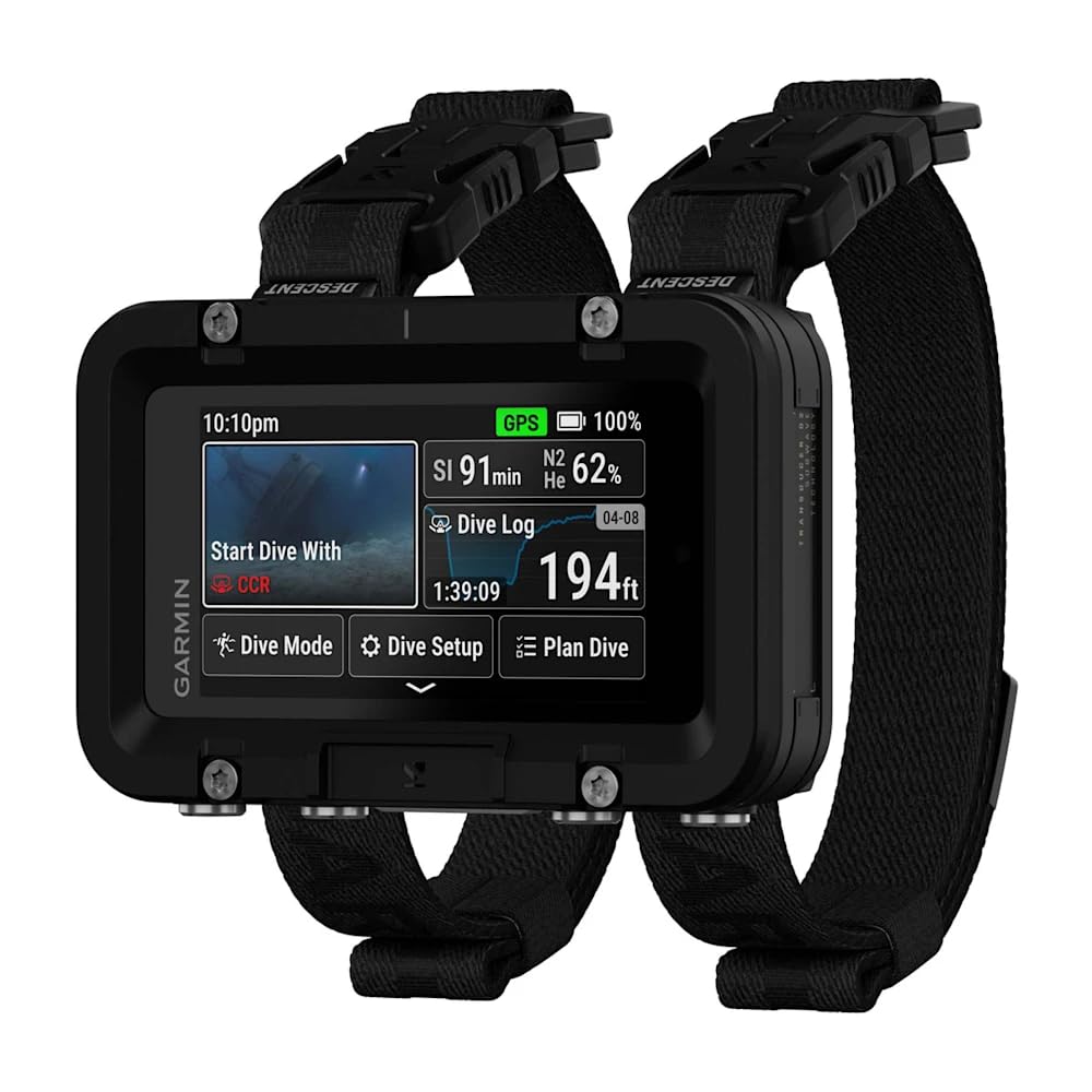Garmin Descent X50i, Premium Dive Computer, 3 Touchscreen Display, 20 ATM Dive-Rated with Leakproof Buttons