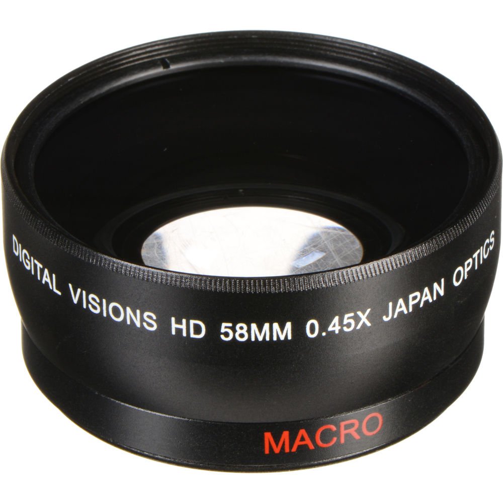 Bower Vl4558 58Mm 0.45X High Definition Digital Video Wide Angle Conversion Lens