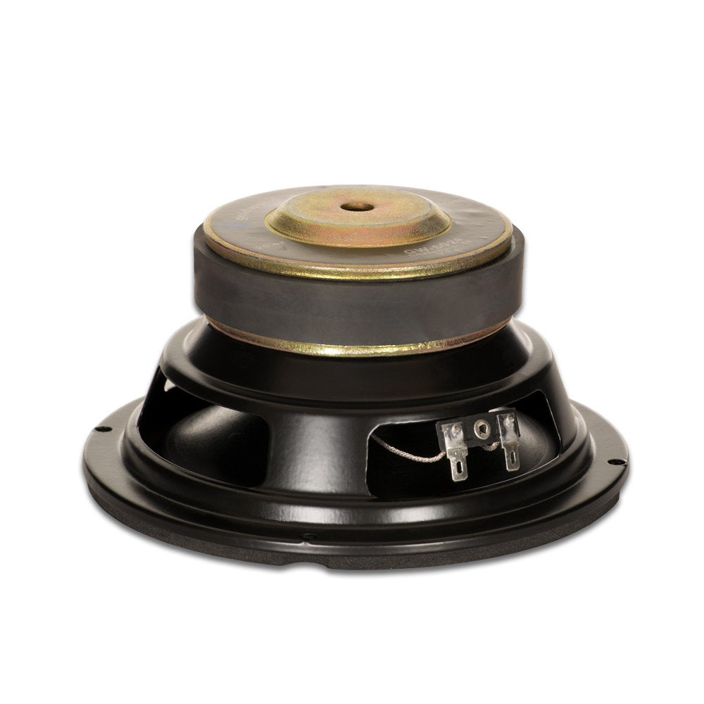 Goldwood Sound Gw-6024 Rubber Surround 6.5 Woofer 170 Watts 4Ohm Replacement Speaker, Black