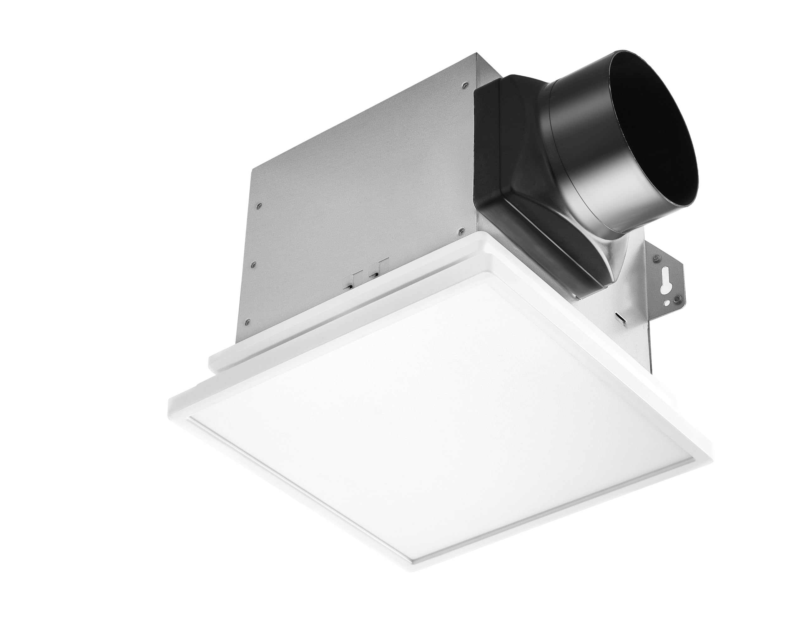 Tech Drive Bathroom Exhaust Fan With Light, 80 Cfm, Super Quiet 1.5 Sone Bathroom Fan With Light, 1000Lm Dimmable 3Cct Led Light