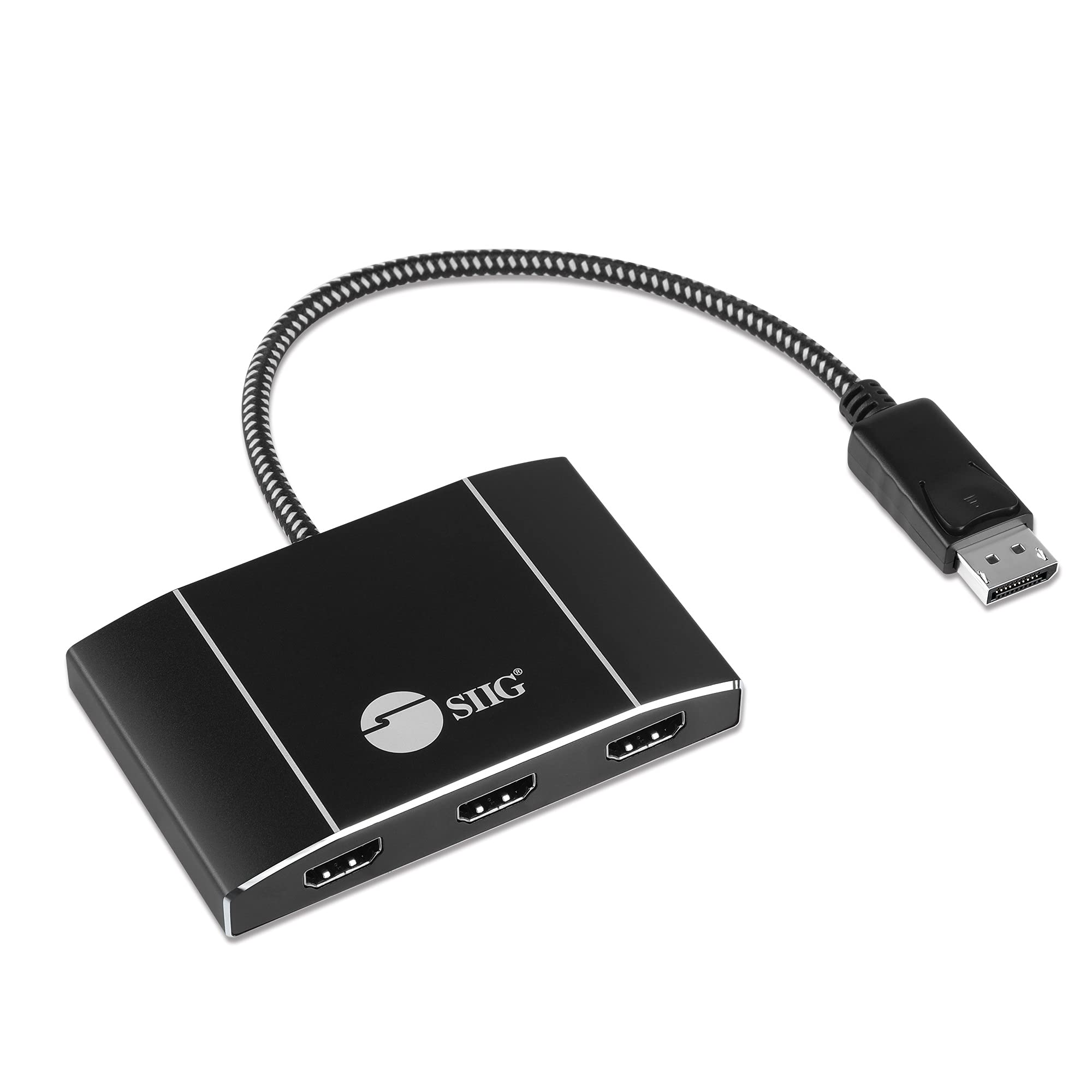 SIIG MST Hub DisplayPort to HDMI Splitter, DP 1.4 to 3X Multi Stream Transport Hub HDMI, DisplayPort Hub Video Splitter, Display