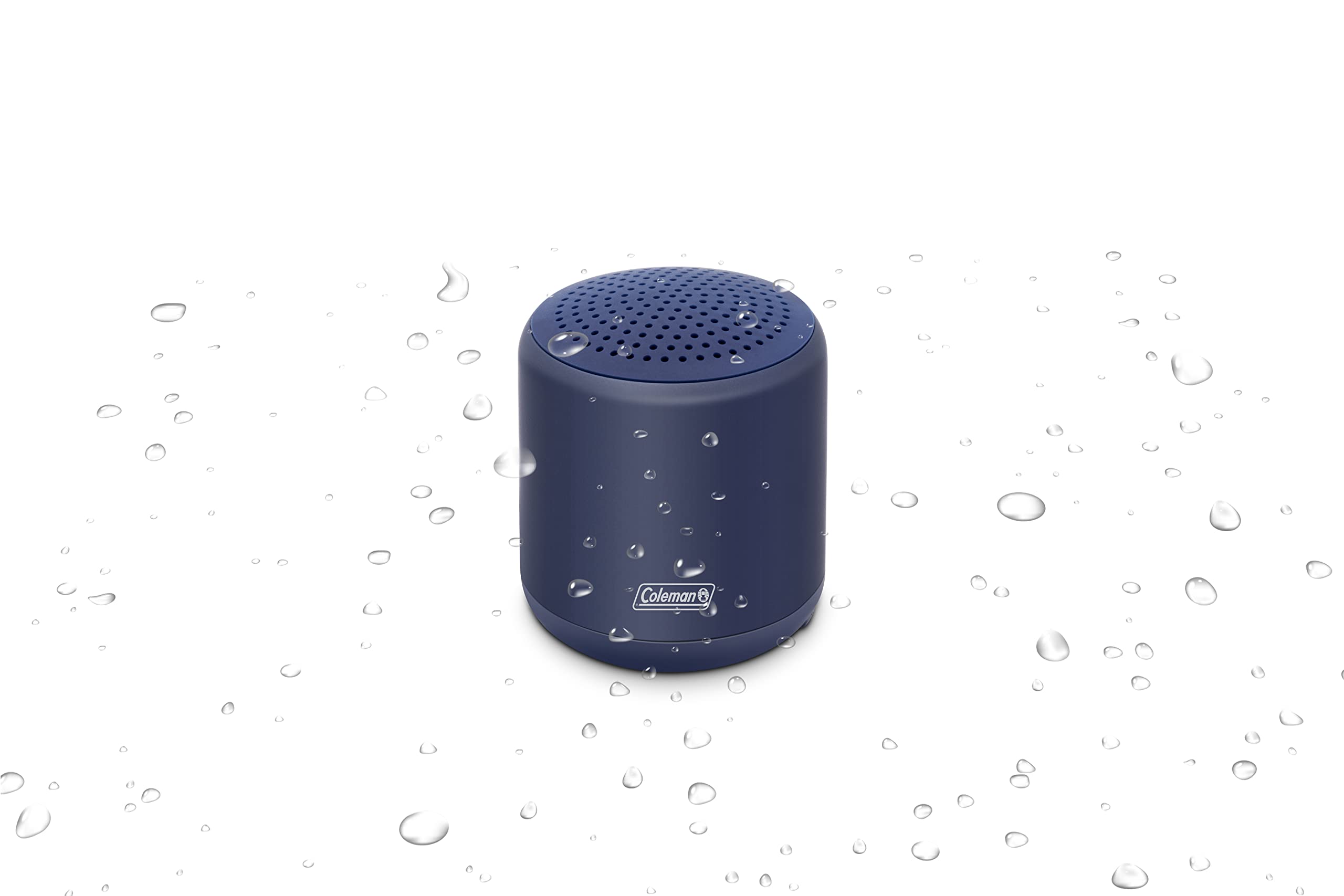 Coleman Cbt25 5 Watt Water Resistant Bluetooth Mini Speaker (Navy Blue)