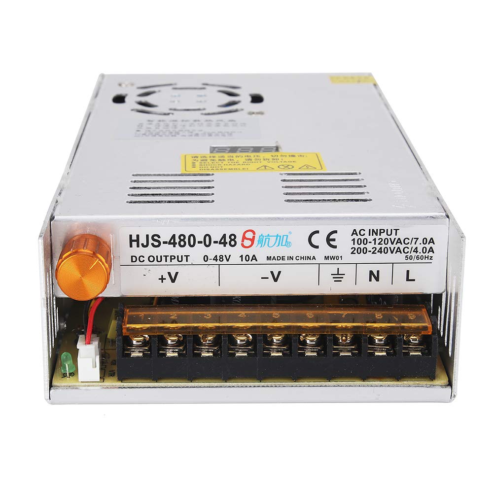 Adjustable Dc Power Voltage Converter Ac 110V 220V To Dc 0 48V Module Switching Power Supply Digital Display 480W Voltage Regula