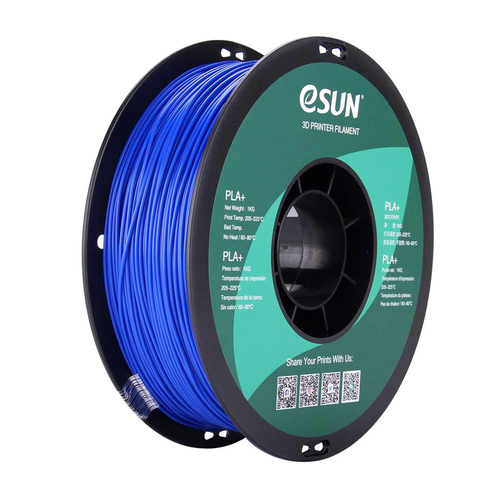 Esun Pla Pro (Pla+) 3D Printer Filament, Dimensional Accuracy +/  0.03Mm, 1Kg Spool, 1.75Mm, Blue