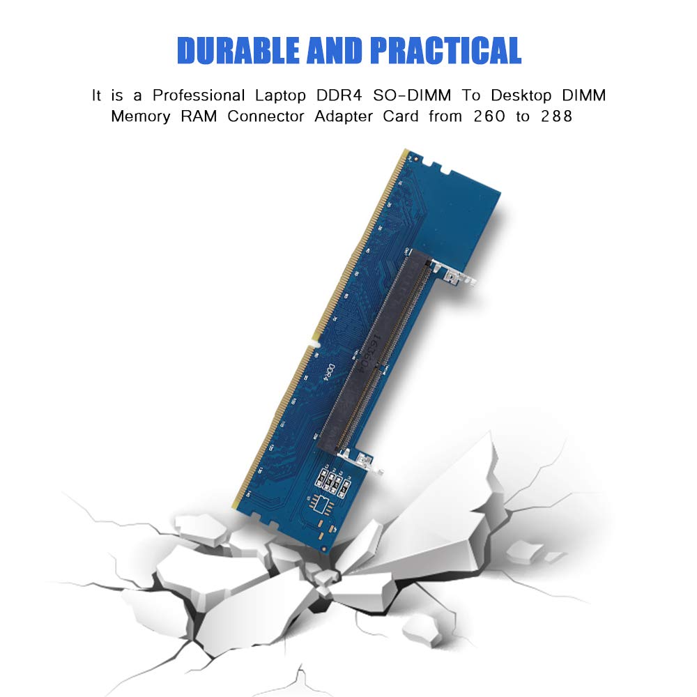Professional So Dimm Ddr4 Memory Converter 2133Mhz 260 To 288 Laptop Dimm Memory Card Riser Card 4 Layers Desktop Memory Adapter