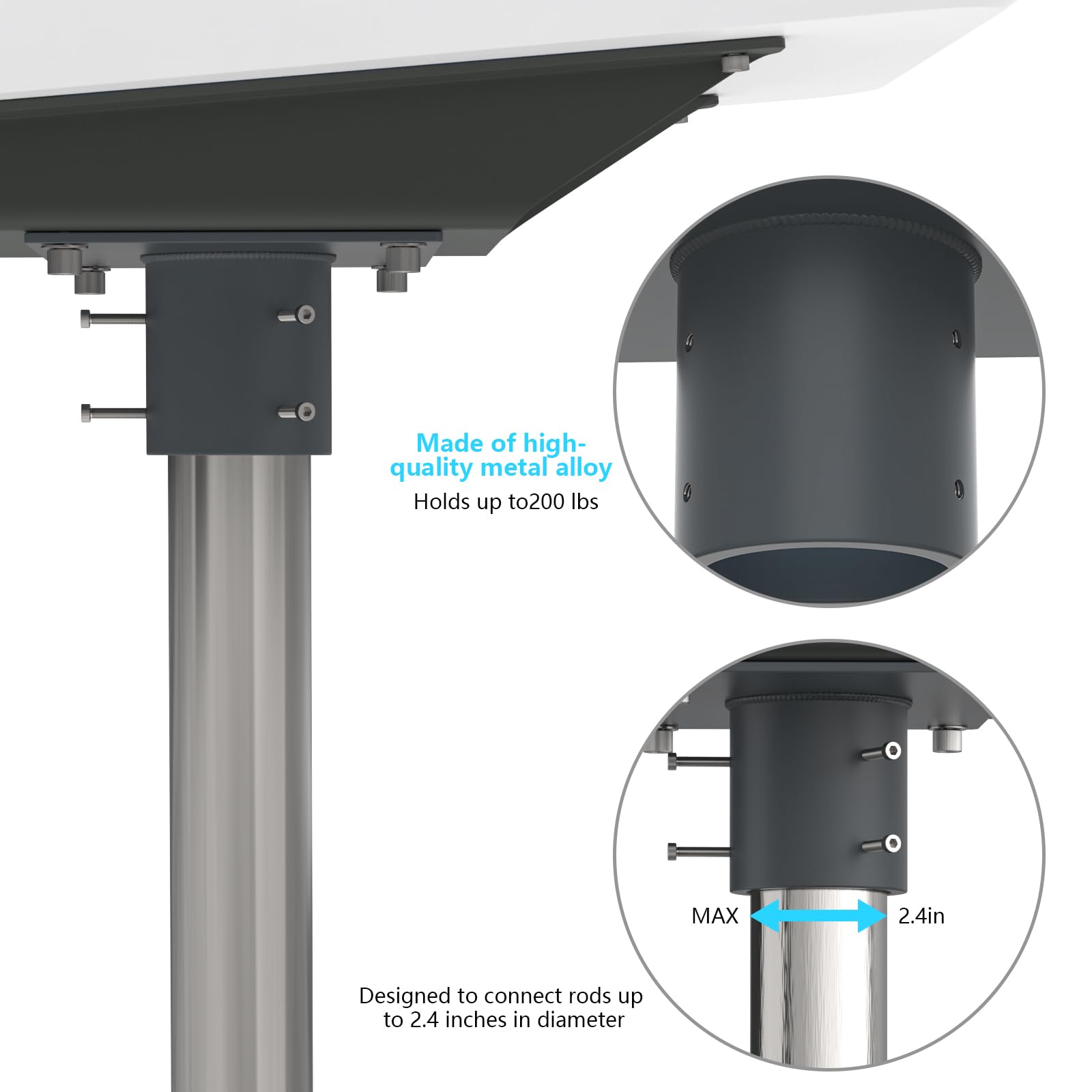 Xlttywl Starlink Gen 3 Mount, Starlink Flat High Performance Pipe Adapter  Premium Starlink Mounting Kit For Starlink Internet K