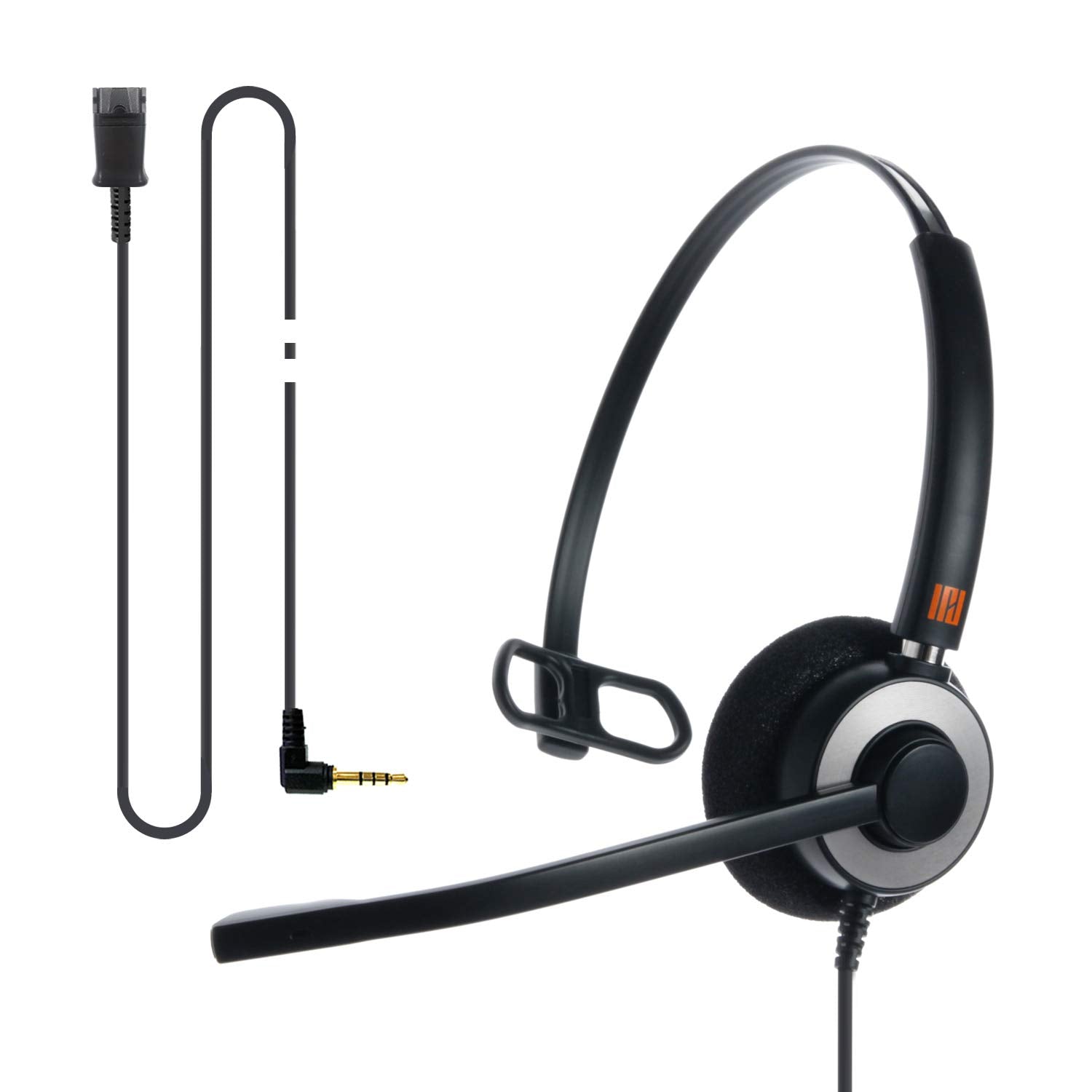 Ipd Iph 160 Headset With Noise Cancelling Microphone And 3.5Mm Jack (4 Poles) For For Android Cell Phones,Laptop,Tablet,Apple Ma