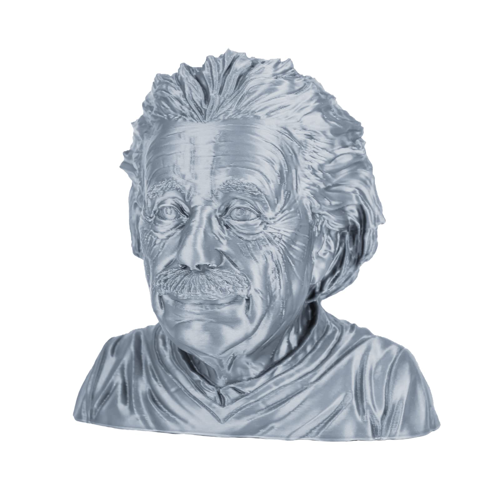 Ziro Pla Metal Filament 1.75Mm,3D Printer Filament Pla Pro Metal Silver 1.75 1Kg(2.2Lbs), Dimensional Accuracy +/  0.03Mm,Silver