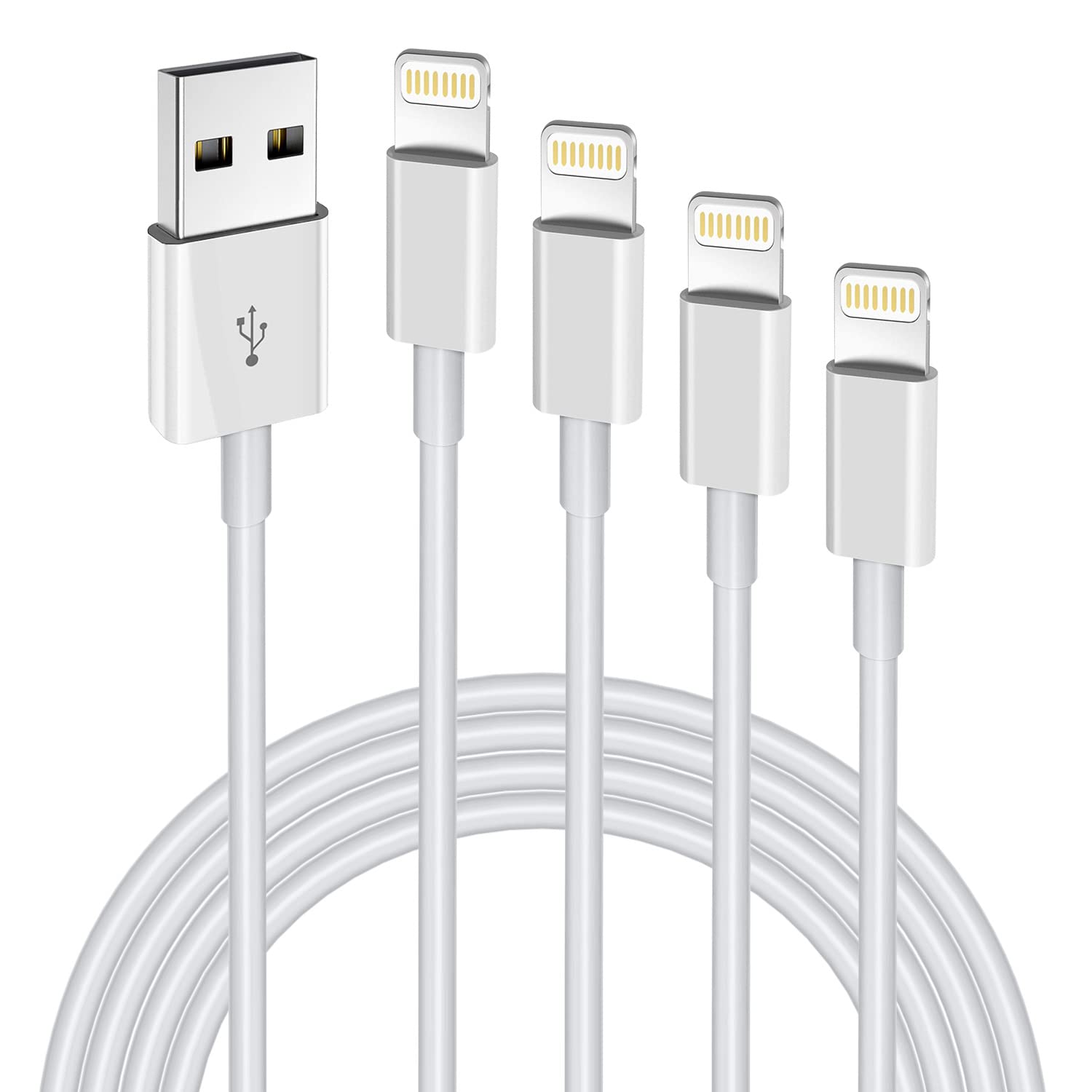 Hi Mobiler Usb Iphone Fast Chargering Cord,Data Sync Transfer For 13/12/11 Pro Max Xs X Xr 8 7 6 5 5S Ipad Ipod More Model Cell Phone Cables