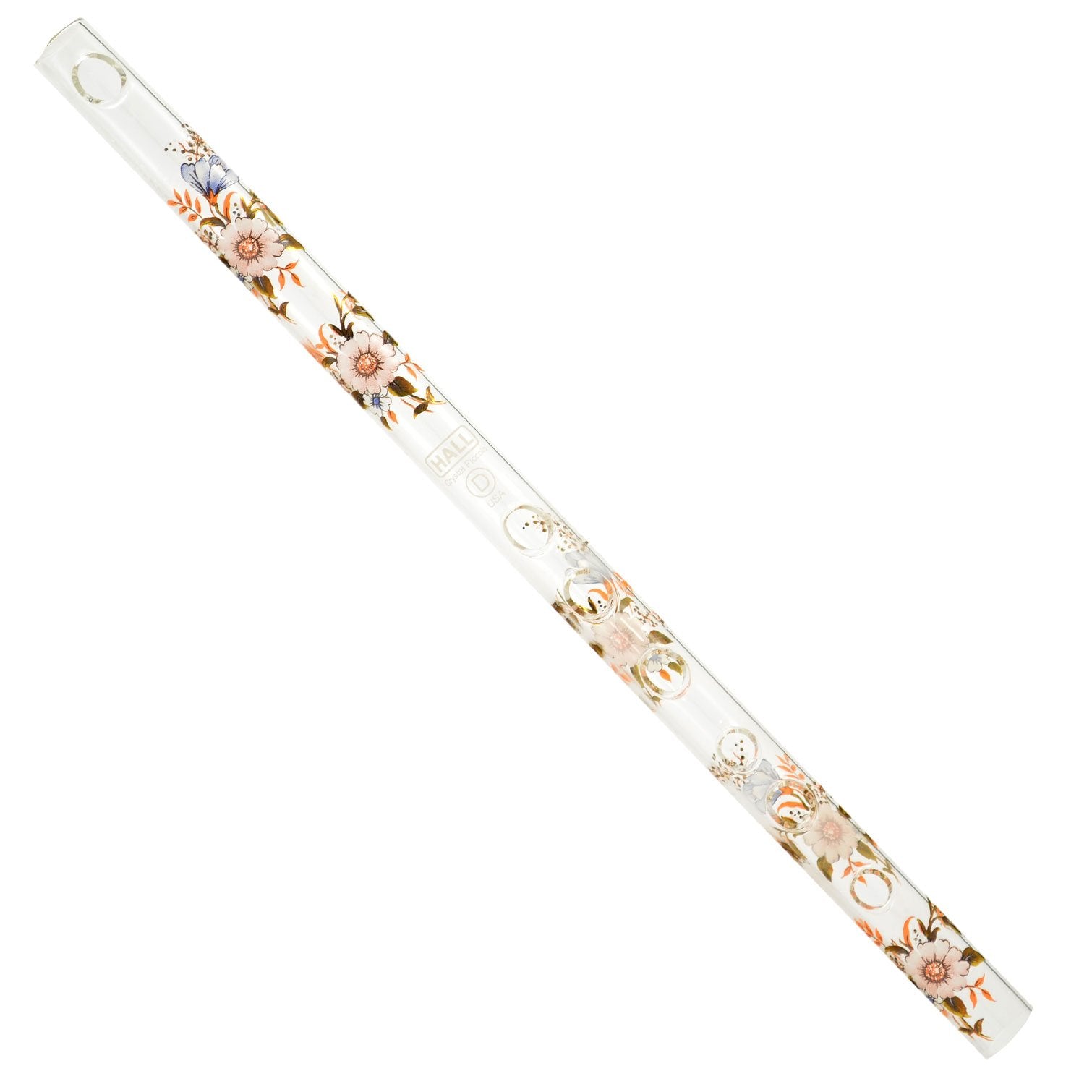 Hall Crystal Flute 11702  Inline Glass Flute In G  Carolina
