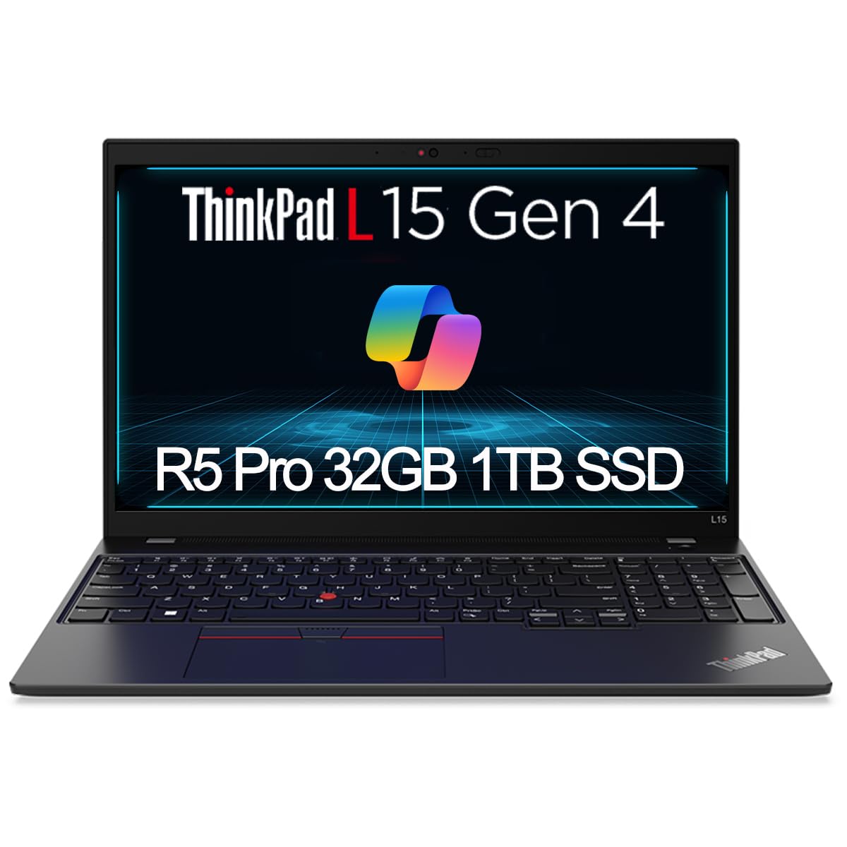 ThinkPad L15 Gen 4 Business Laptop (15.6 FHD Anti-Glare, AMD Ryzen 5 Pro 7530U, 32GB RAM, 1TB PCIe SSD, 6-Core (Beats i7-1165G7)