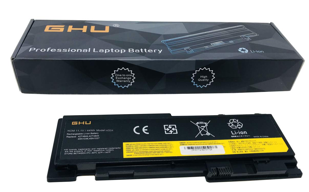 Ghu New Battery 81+ Compatible With Lenovo Thinkpad T420S T430S 0A36287 42T4844 42T4845 42T4846 42T4847 45N1036 45N1037 45N1038