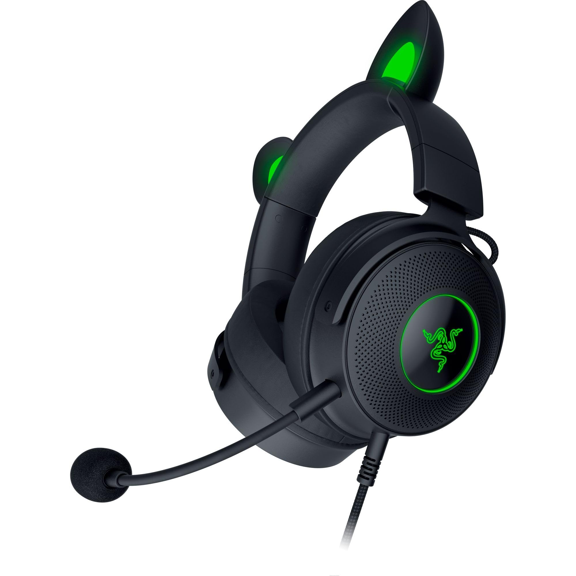Razer Kraken Kitty Edition V2 Pro - Wired RGB Gaming Headset with Interchangeable Ears (Interchangeable Ears, Streaming Responsi