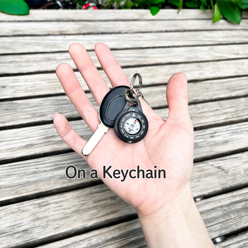 Polaris Waterproof Micro Compass Series/Watchband Or Edc Or Mini Whistle Or Whistle (Edc Compass, 2)