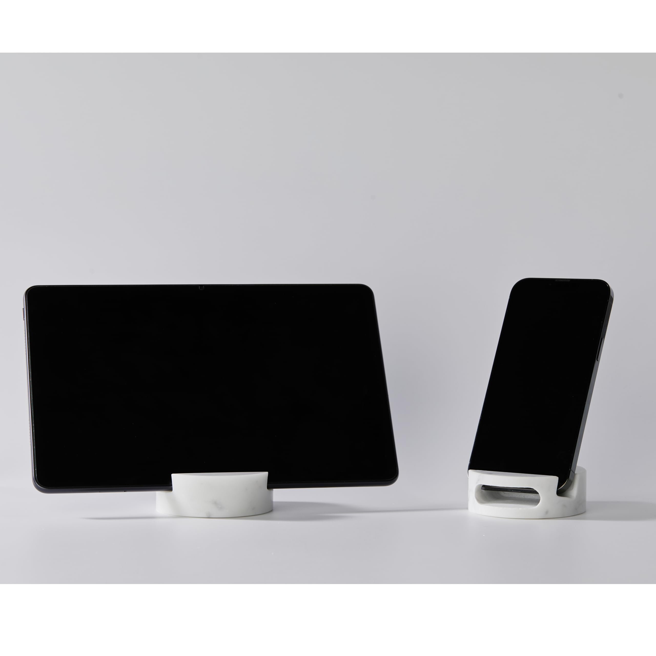 Phinilux Marble Phone Stand For Desk, Cell Phone Holder For Kitchen Countertops, Office Iphone Stand, Cute Boho Modern Accessori