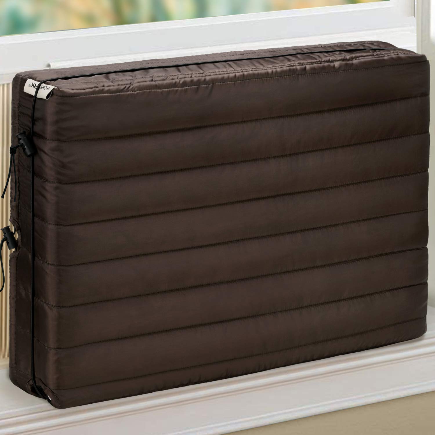 FORSPARK Indoor Air Conditioner AC Covers for Inside with Free Drawstring 28L x 20H x 3.5D inches