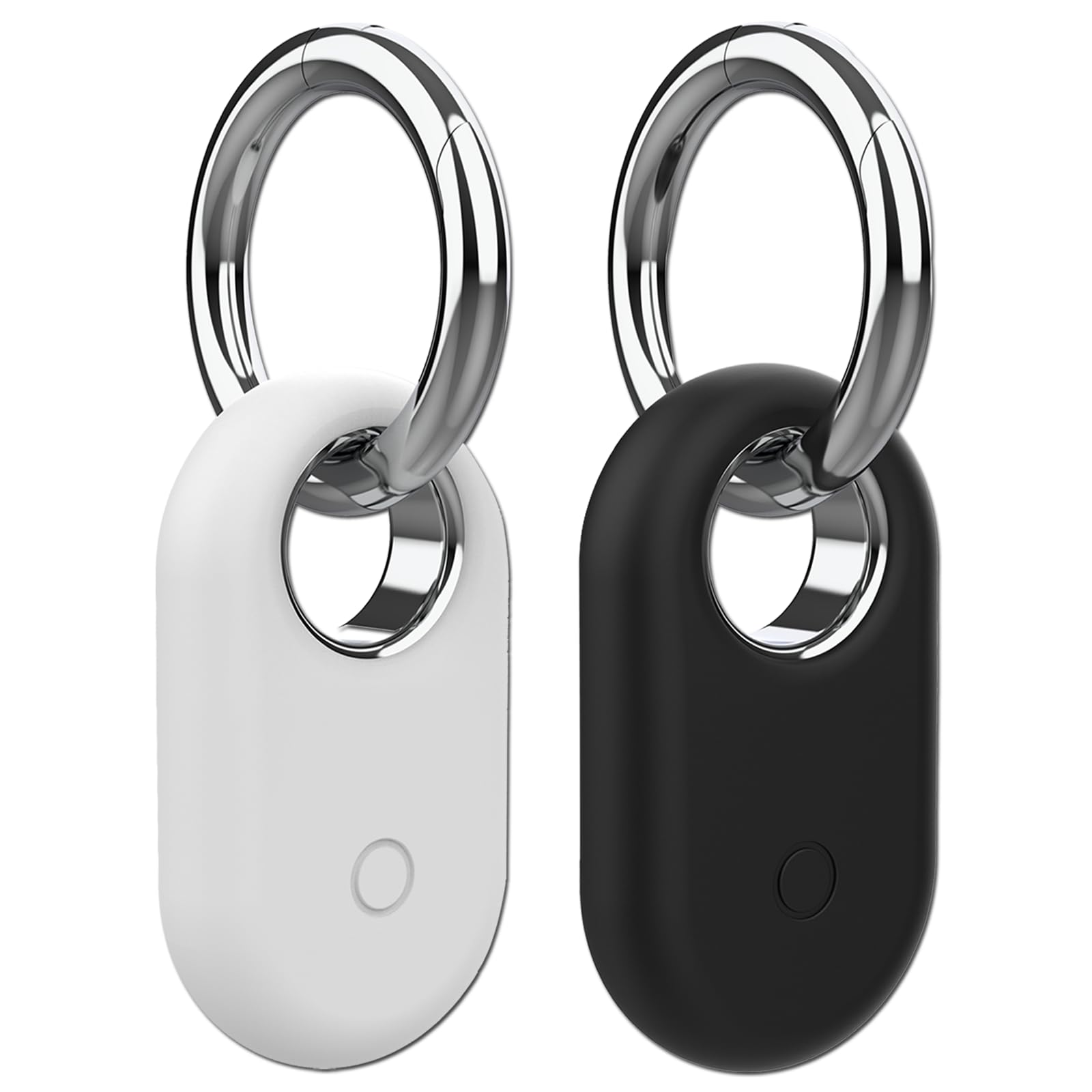 Rzttwl 2 Pack Holder Case Compatible With Samsung Galaxy Smarttag 2, Silicone Gps Tracker Protective Case For Galaxy Smart Tag 2