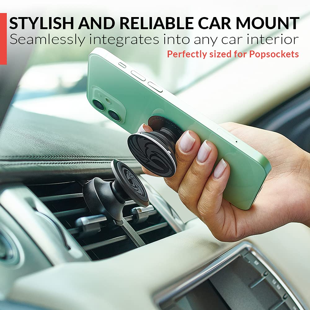 New 2025 Magnetic Cell Phone Holder For Car Vent? All-Metal ?- For Any Smartphone (Iphone, Android, Gps) | Stylish All-Metal One