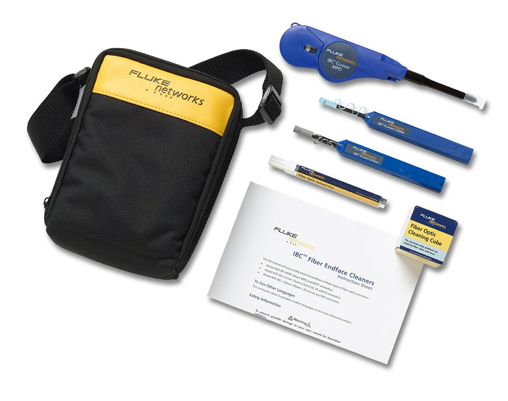 Fluke Networks Nfc Kit Case E Enhanced Fiber Optic Cleaning Kit, Fiber Tester Accessory