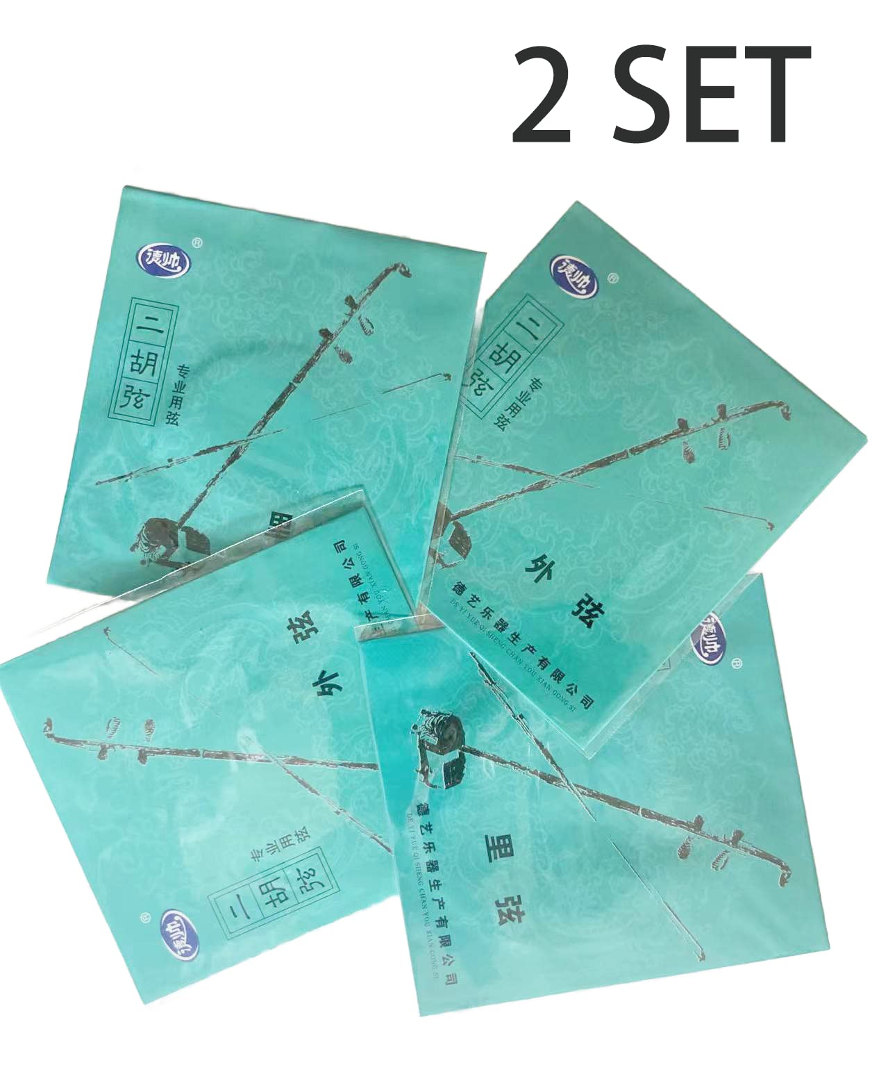 Landtom 2 Sets General Level Erhu Strings