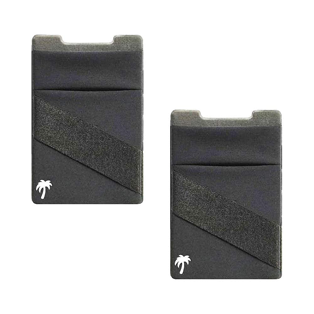 LIFESTYLE DESIGNS The StickyWallet - Premium Spandex Stick-on Phone Wallet Card Holder for any Case - Unique Double Pocket Desig