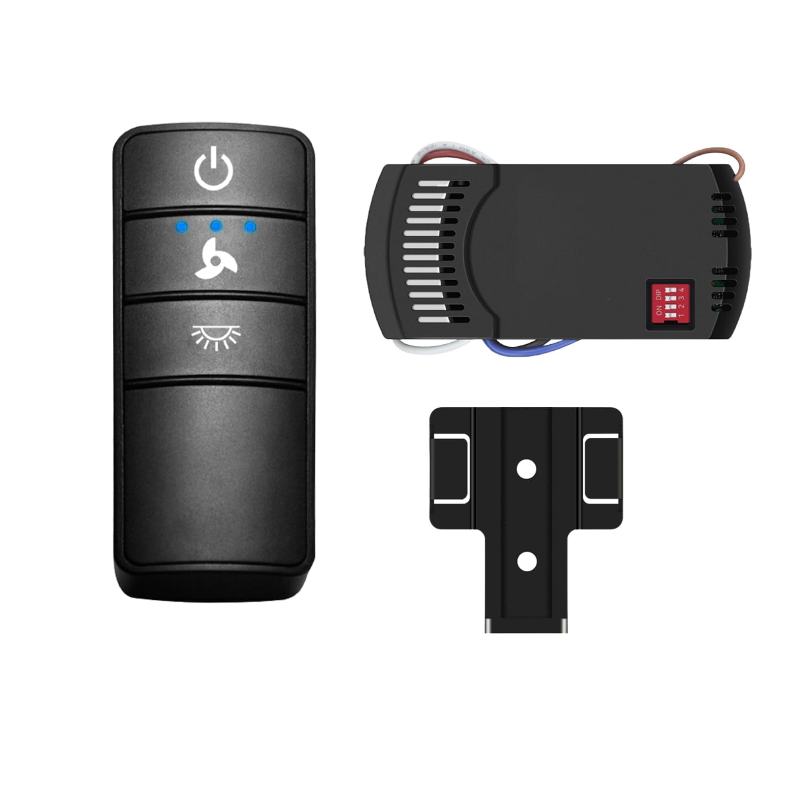 Hampton Bay Universal 3 Speed Ceiling Fan Remote Control Kit Replacement For Hampton Bay Home Decorators Collection Hunter   Wal