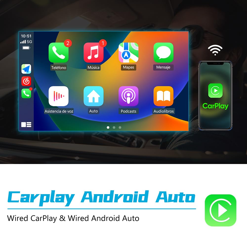 4Gb+64Gb Car Radio Stereo For Dodge Ram 2013-2019 1500 2500 3500 Built In Carplay/Android Auto 9 Inch Head Unit With Dsp Bt Gps