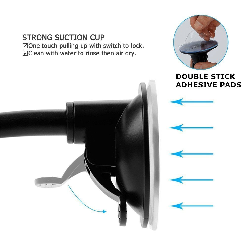 Oyeaa 3.93'' Car Mount Dashboard Pad Suction Cup Mounting Disk Circular Double Sided Sticky Replacement Adhesive Phone Mount For