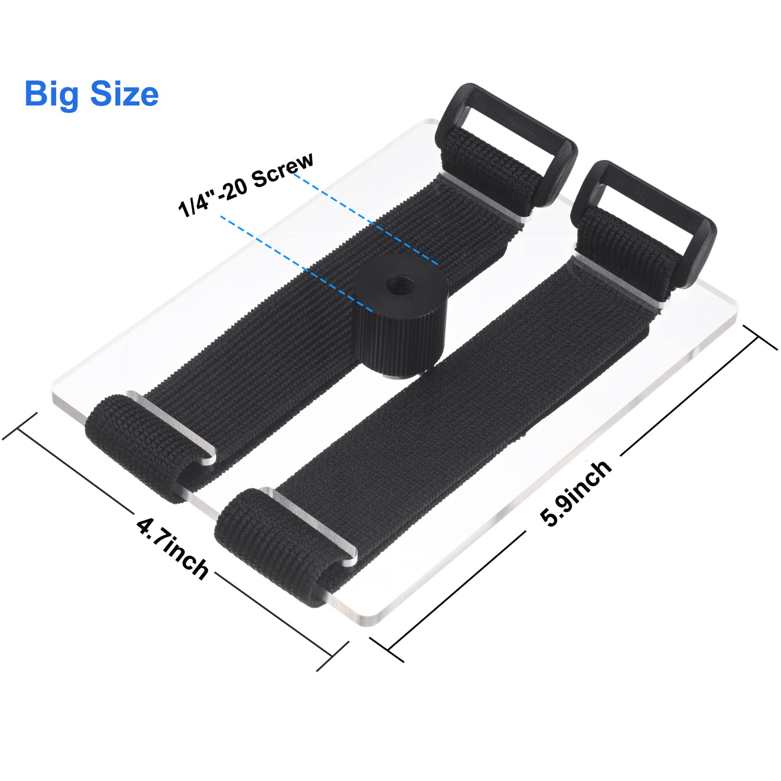 Lucausd Binoculars Tripod Adapter Bundled Acrylic Mount 1/4'' For Stable Connecting Binocular Telescope And Camera Tripod