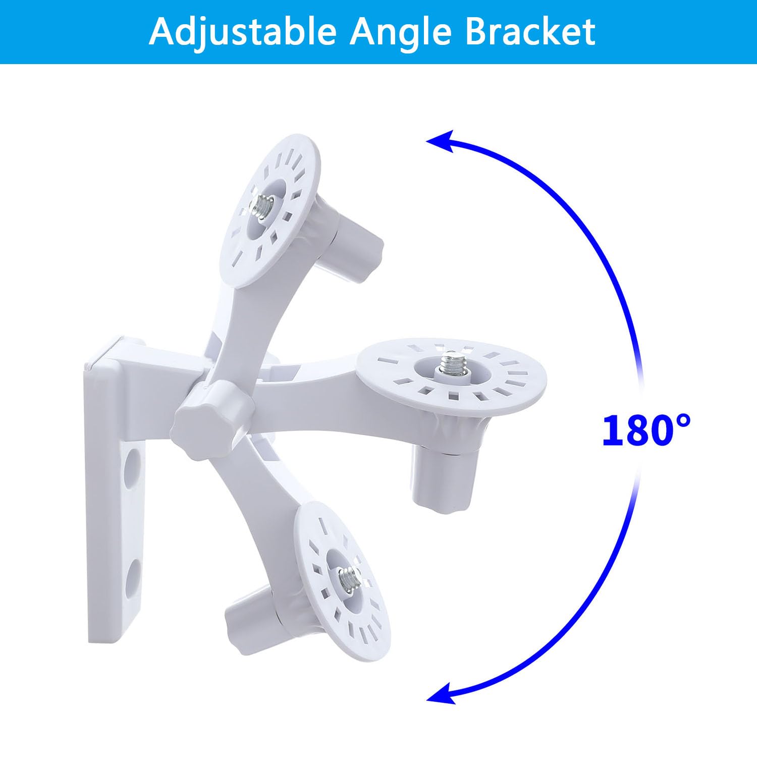 Wall Mount Compatible With Tp Link Tapo C210/ C200 And Kasa Indoor Pan Ec70/ Ec71/ Kc410S, Adjustable Angles Bracket 180 Degree