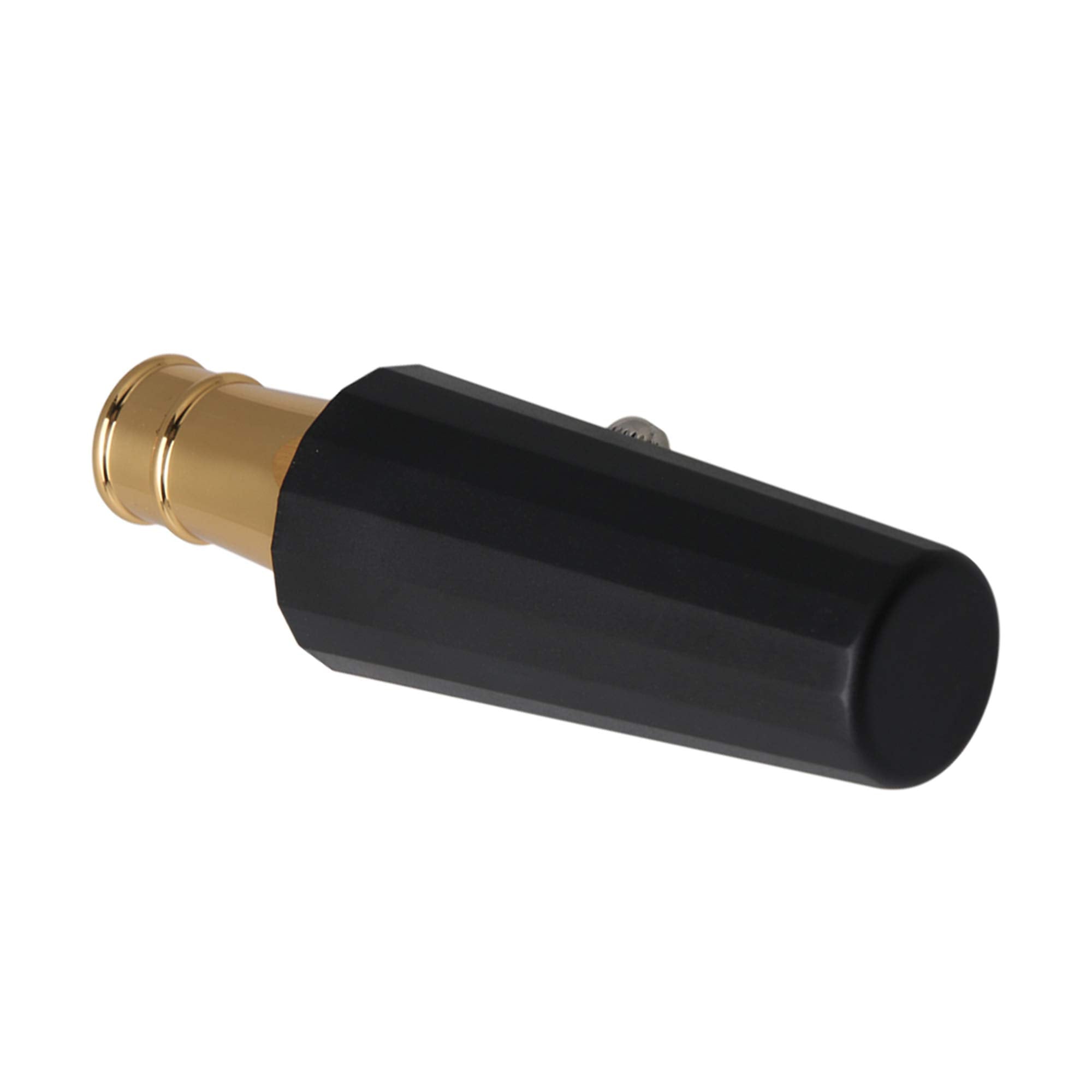 Yibuy Golden Jazz B Flat Tenor Saxophone Mouthpiece 7# W/Pu Leather Cap