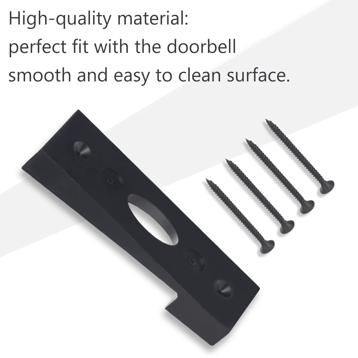 Doorbell Vinyl Siding Mount Angle Adjustment Wedge, For Google Nest Doorbell Siding Mount Fits Gen 2 And Wired, Solve The Proble