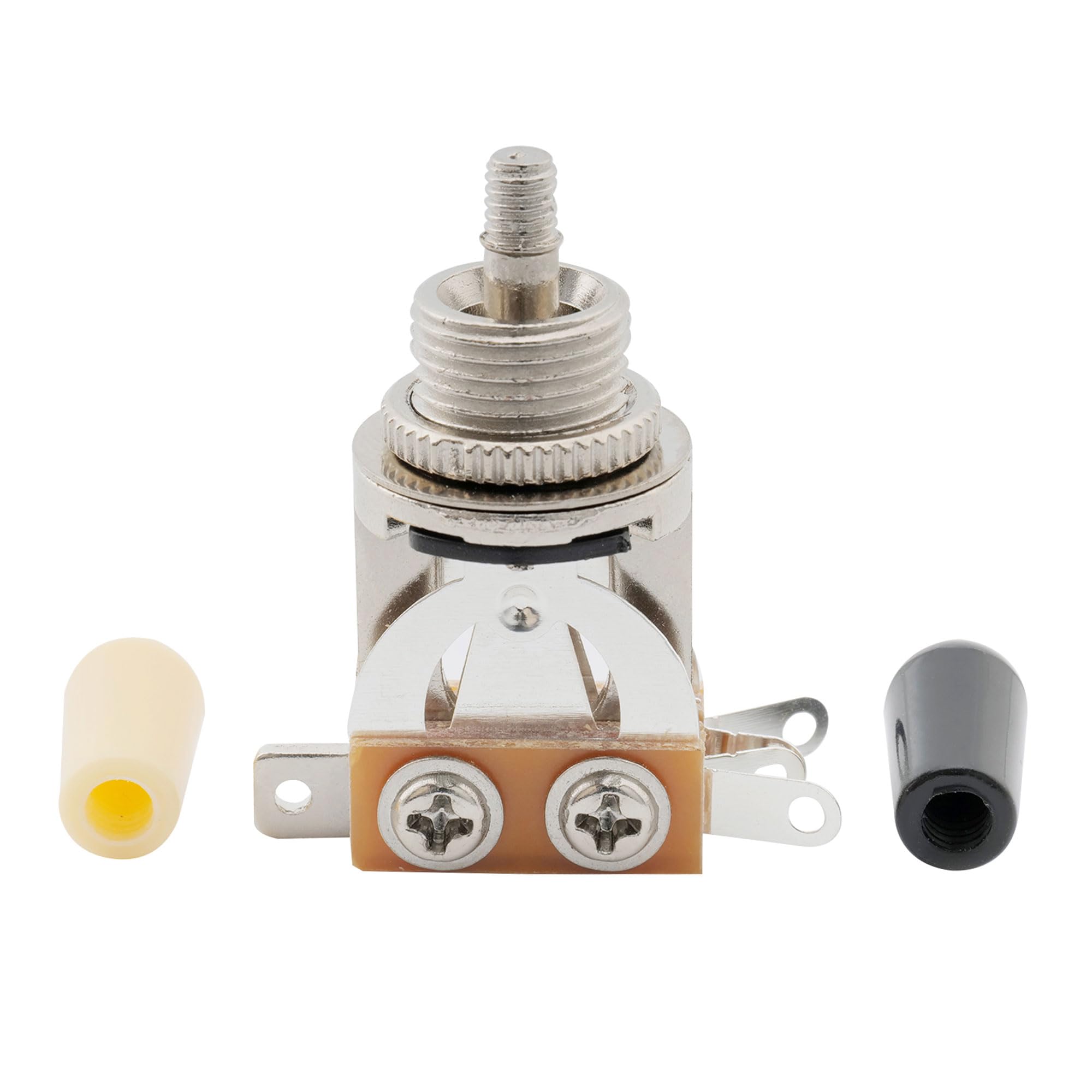 Musiclily Metric 3 Way Short Straight Guitar Toggle Switch Pickup Selector For Epiphone Lp Les Paul Electric Guitar, Cream Tip