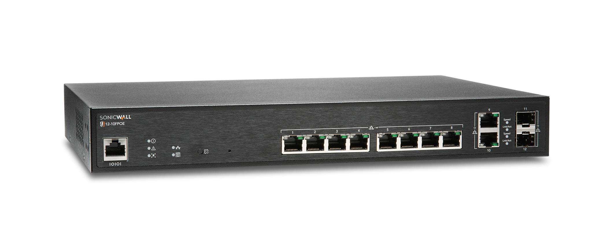 Sonicwall Switch Sws12-10Fpoe With 3Yr 24X7 Dynamic Support (02-Ssc-8371)