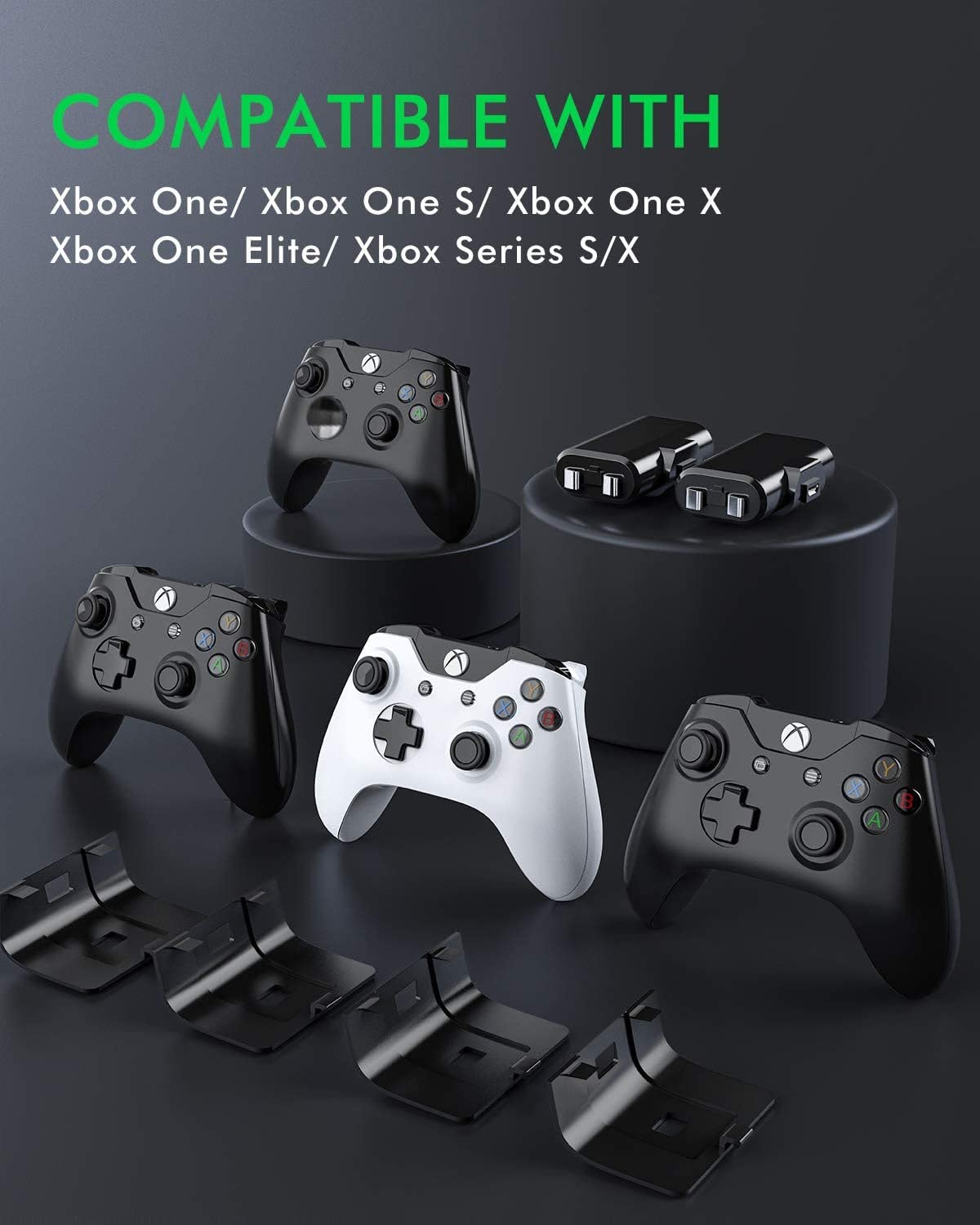 Controller Charger Station For Xbox One/Xbox Series X|S, Olclss Controller Battery Pack For Xbox Series X|S/Xbox One/Xbox One S/