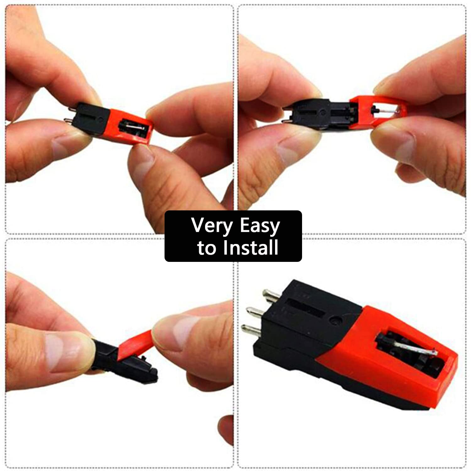 Record Player Needle, 3Pcs Record Player Needles Stylus Replacement For Crosley, Victrola, Jenson, Ion Vinyl Record Player (Ones