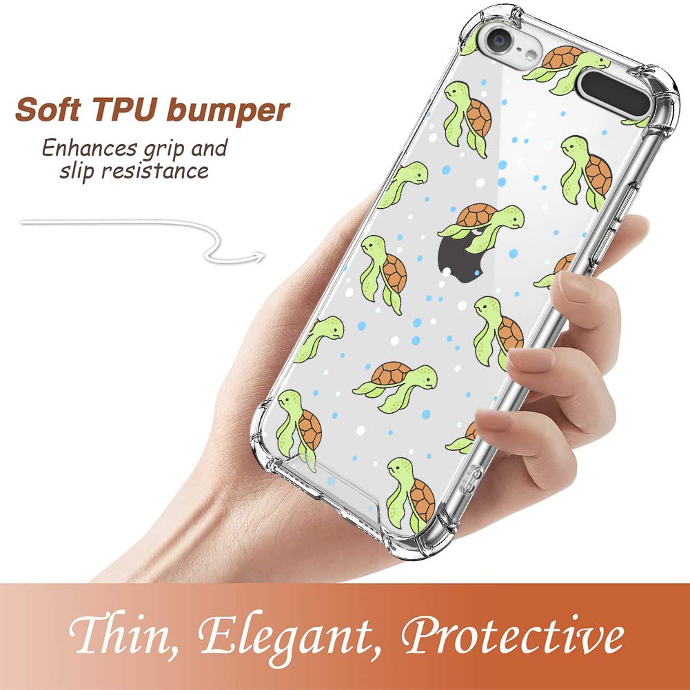 Ziye Compatible With Ipod Touch 7Th Generation Case,Ipod Touch 6 5 Case Clear,Shockproof Protective Case For Ipod Touch 5/Ipod T